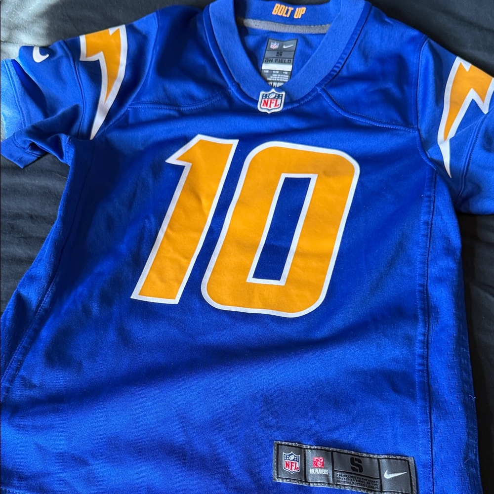 Nike Kids Blue and Gold Jersey